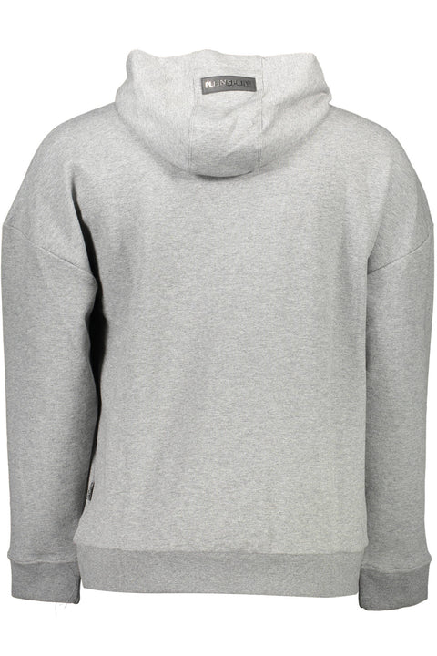 Plein Sport Felpa Senza Zip Uomo Grigio
