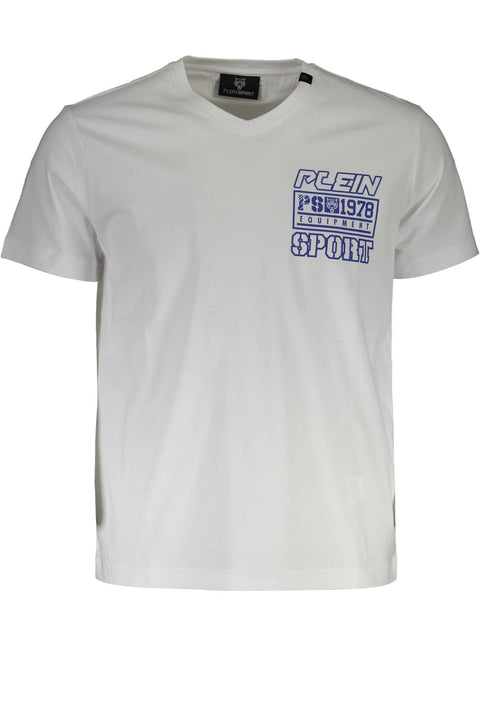 Plein Sport T-Shirt Maniche Corte Uomo Bianco