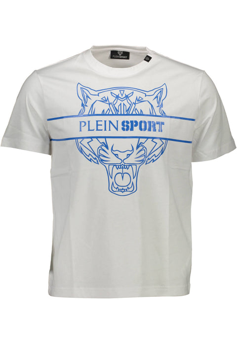 Plein Sport T-Shirt Maniche Corte Uomo Bianco
