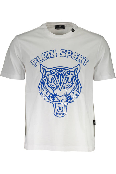 Plein Sport T-Shirt Maniche Corte Uomo Bianco