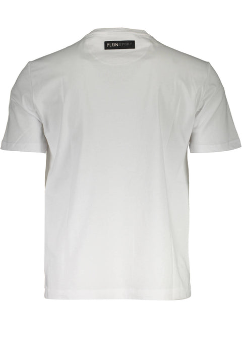 Plein Sport T-Shirt Maniche Corte Uomo Bianco