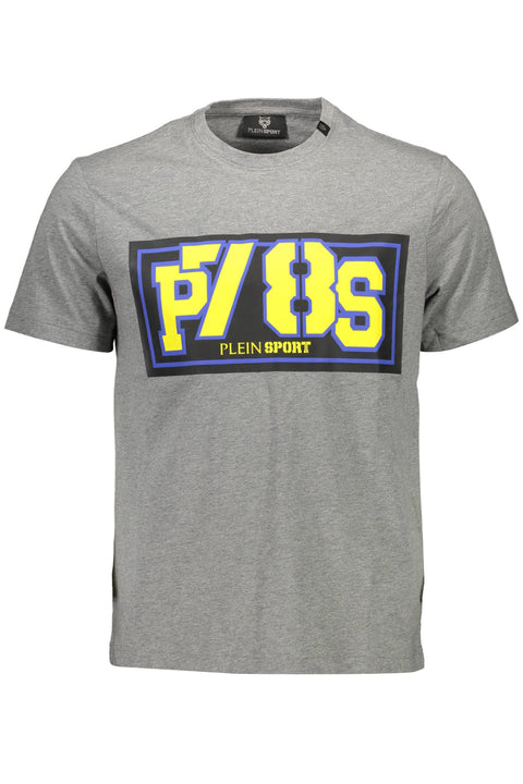 Plein Sport T-Shirt Maniche Corte Uomo Grigio