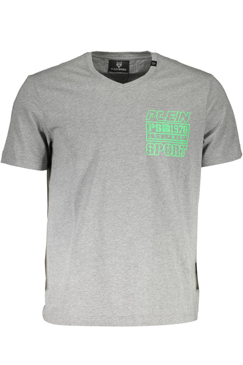 Plein Sport T-Shirt Maniche Corte Uomo Grigio
