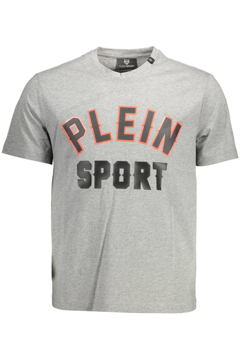 Plein Sport T-Shirt Maniche Corte Uomo Grigio