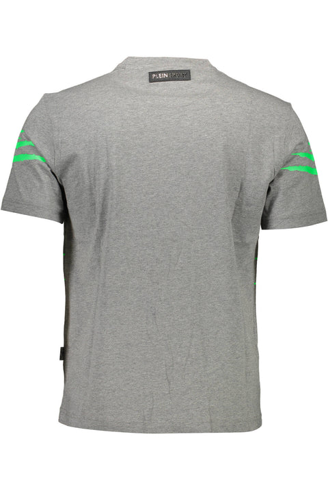 Plein Sport T-Shirt Maniche Corte Uomo Grigio