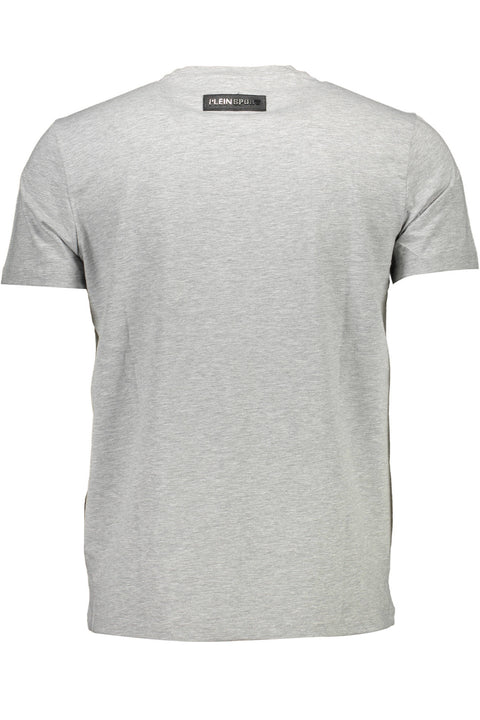 Plein Sport T-Shirt Maniche Corte Uomo Grigio