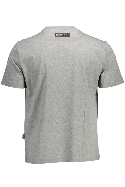 Plein Sport T-Shirt Maniche Corte Uomo Grigio