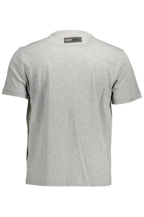 Plein Sport T-Shirt Maniche Corte Uomo Grigio