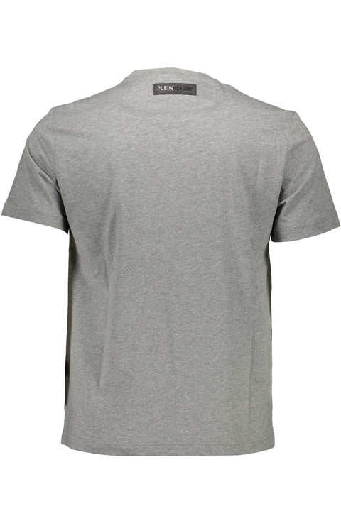 Plein Sport T-Shirt Maniche Corte Uomo Grigio