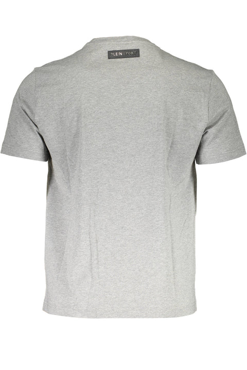 Plein Sport T-Shirt Maniche Corte Uomo Grigio