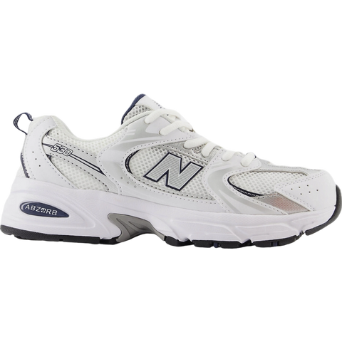 New Balance 530 White Silver Big Kids
