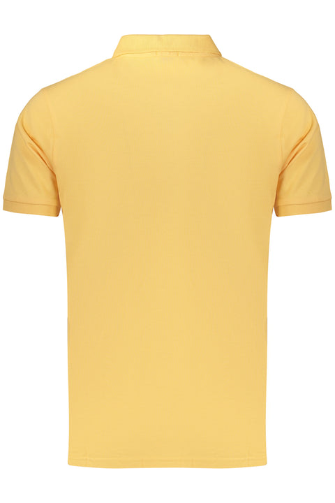 Rifle Polo Maniche Corte Uomo Arancio
