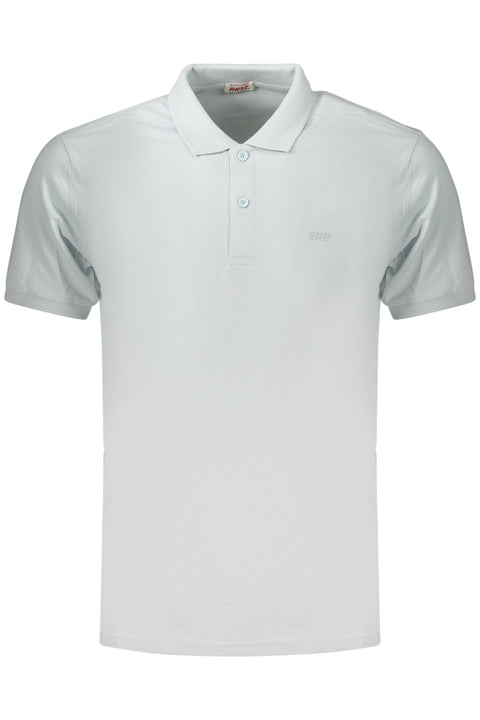 Rifle Polo Maniche Corte Uomo Azzurro