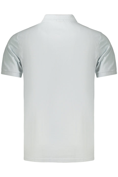Rifle Polo Maniche Corte Uomo Azzurro