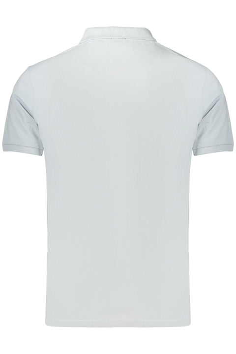 Rifle Polo Maniche Corte Uomo Azzurro