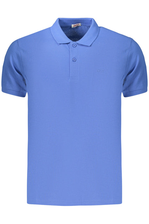 Rifle Polo Maniche Corte Uomo Blu