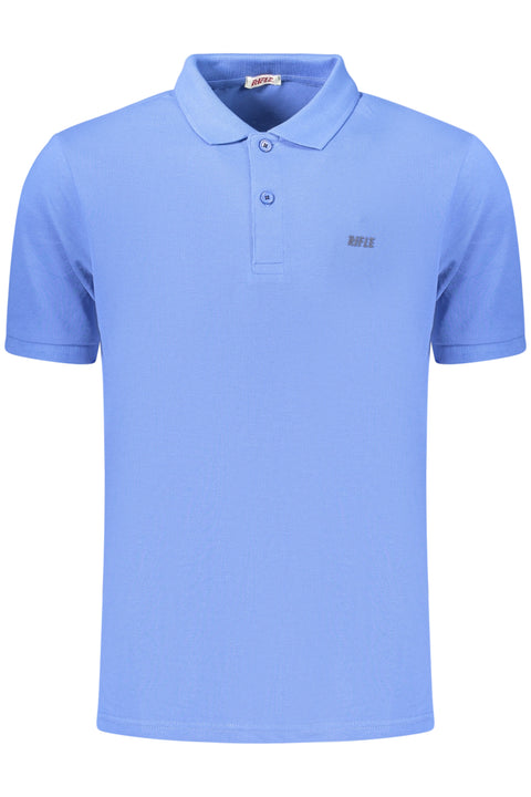 Rifle Polo Maniche Corte Uomo Blu