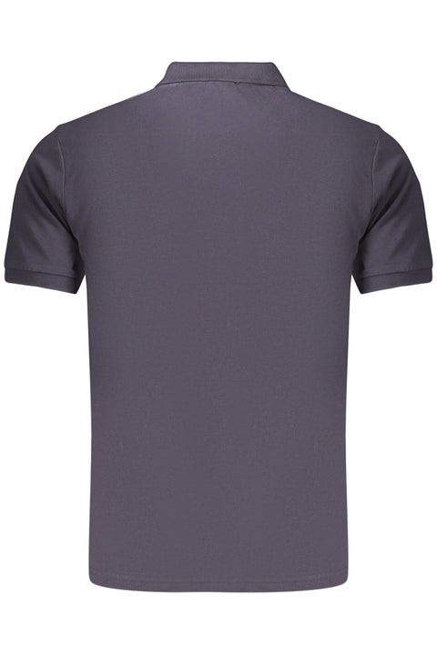 Rifle Polo Maniche Corte Uomo Blu
