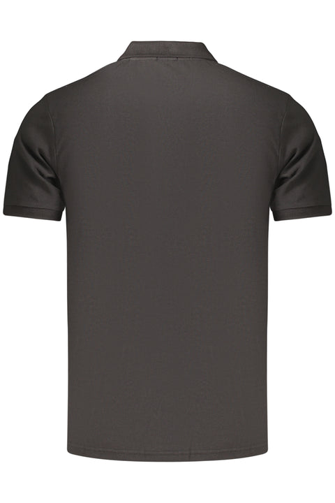 Rifle Polo Maniche Corte Uomo Nero