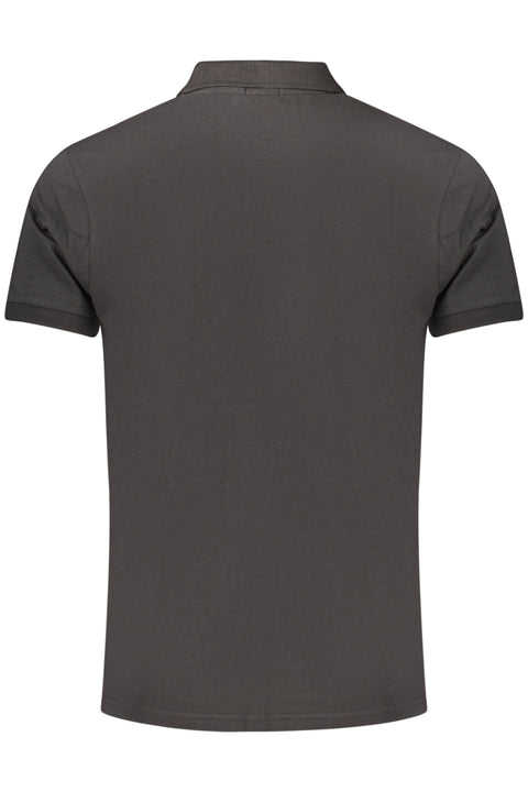 Rifle Polo Maniche Corte Uomo Nero