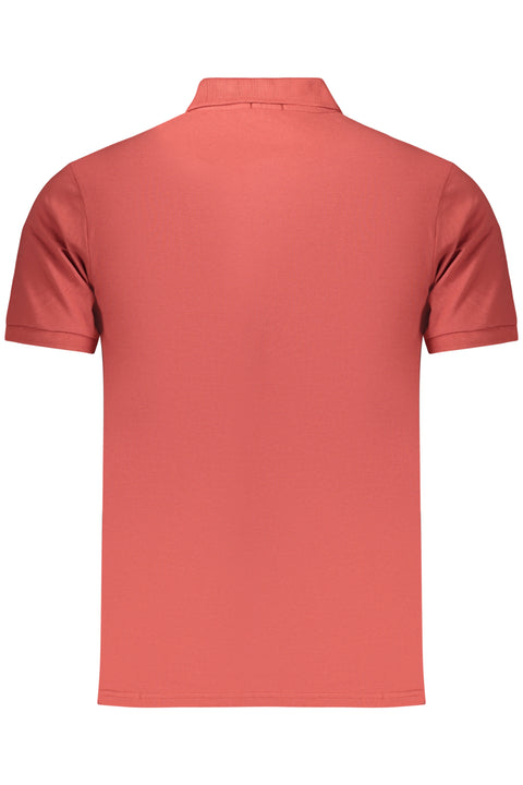 Rifle Polo Maniche Corte Uomo Rosso