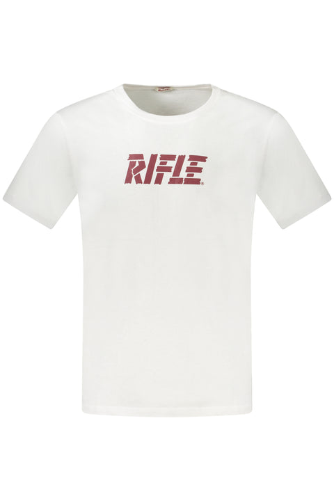 Rifle T-Shirt Maniche Corte Uomo Bianco