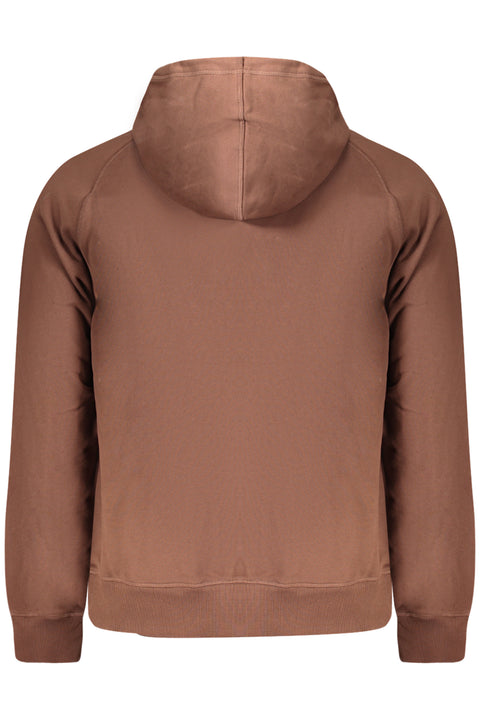 Timberland Felpa Con Zip Uomo Marrone