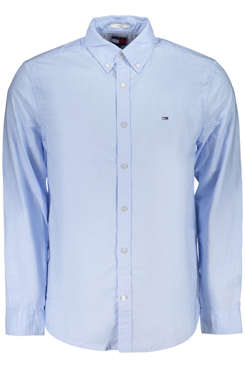 Tommy Hilfiger Camicia Maniche Lunghe Uomo Azzurro