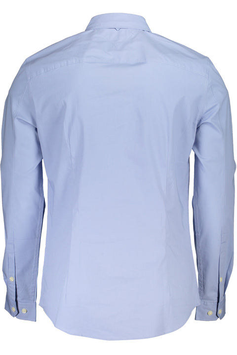 Tommy Hilfiger Camicia Maniche Lunghe Uomo Azzurro