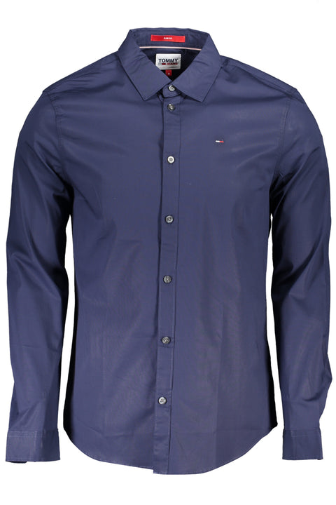 Tommy Hilfiger Camicia Maniche Lunghe Uomo Blu