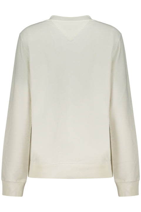 Tommy Hilfiger Felpa Senza Zip Donna Bianco