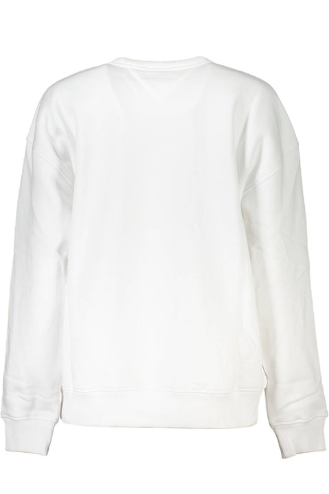 Tommy Hilfiger Felpa Senza Zip Donna Bianco