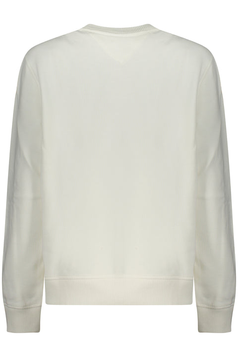 Tommy Hilfiger Felpa Senza Zip Donna Bianco
