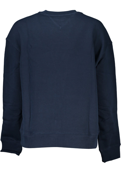 Tommy Hilfiger Felpa Senza Zip Donna Blu