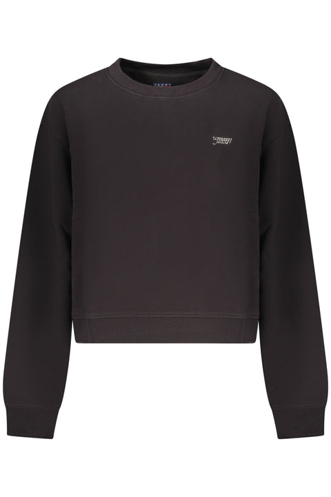 Tommy Hilfiger Felpa Senza Zip Donna Nero