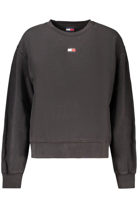 Tommy Hilfiger Felpa Senza Zip Donna Nero