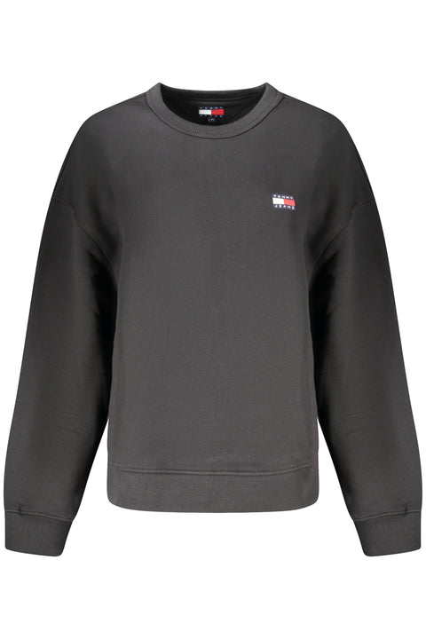 Tommy Hilfiger Felpa Senza Zip Donna Nero