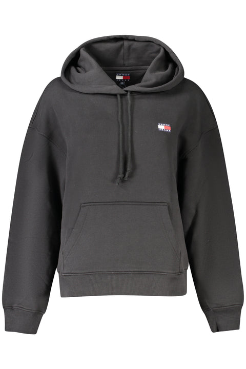 Tommy Hilfiger Felpa Senza Zip Donna Nero