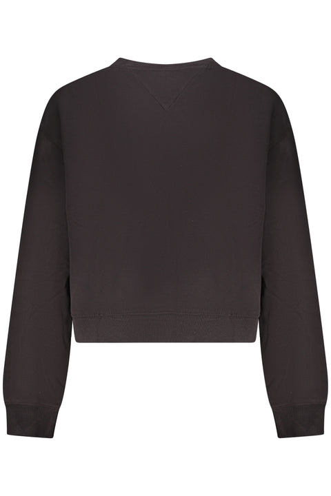 Tommy Hilfiger Felpa Senza Zip Donna Nero