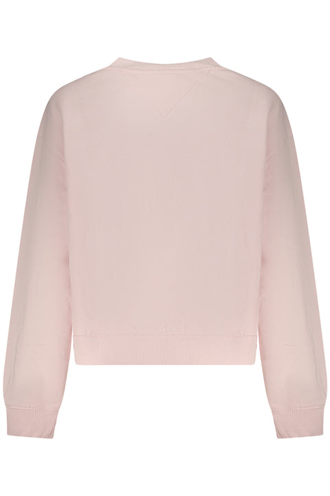 Tommy Hilfiger Felpa Senza Zip Donna Rosa