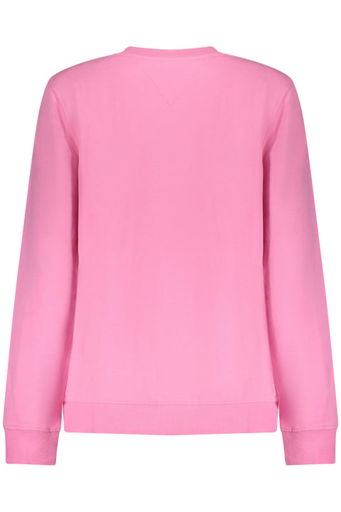 Tommy Hilfiger Felpa Senza Zip Donna Rosa