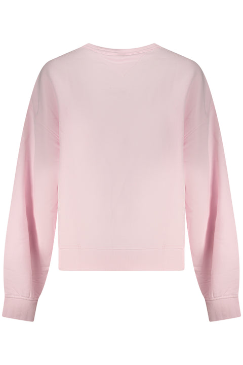 Tommy Hilfiger Felpa Senza Zip Donna Rosa