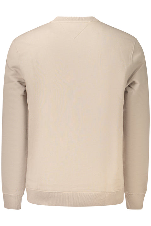 Tommy Hilfiger Felpa Senza Zip Uomo Beige