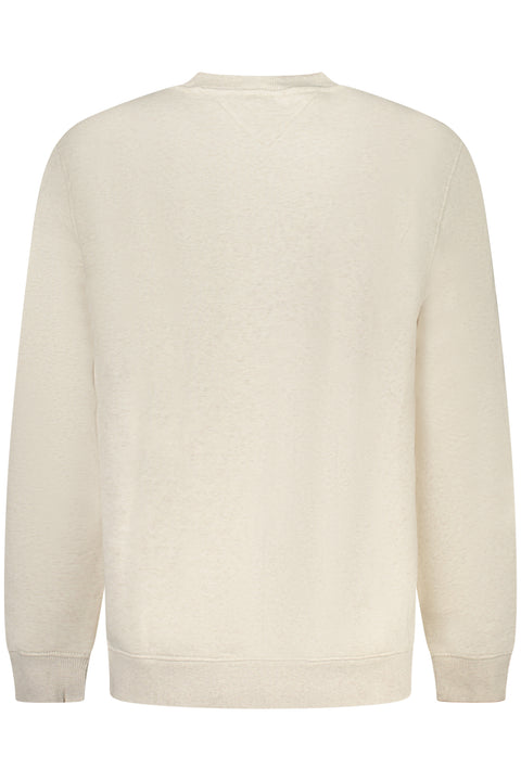 Tommy Hilfiger Felpa Senza Zip Uomo Beige