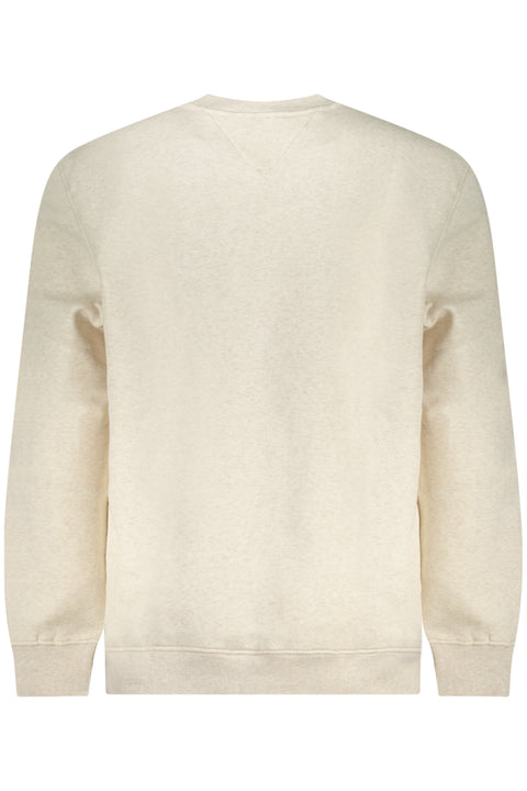 Tommy Hilfiger Felpa Senza Zip Uomo Beige