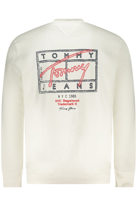 Tommy Hilfiger Felpa Senza Zip Uomo Bianco