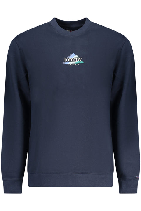 Tommy Hilfiger Felpa Senza Zip Uomo Blu