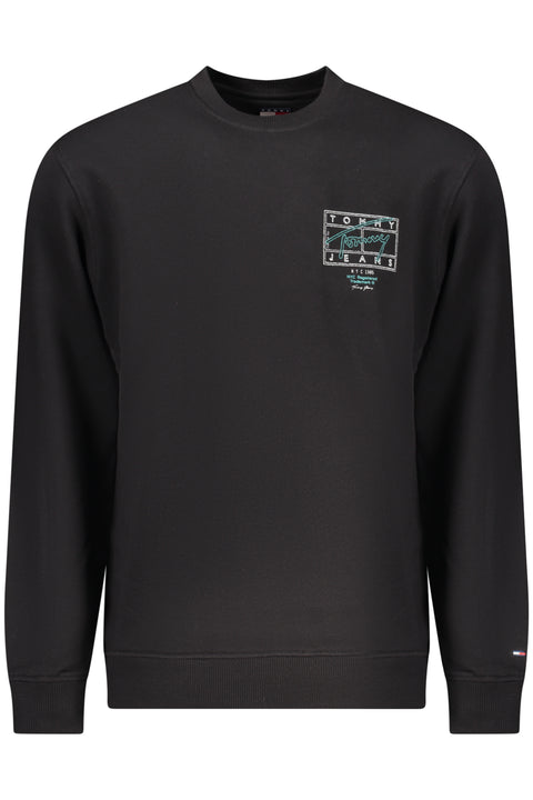 Tommy Hilfiger Felpa Senza Zip Uomo Nero