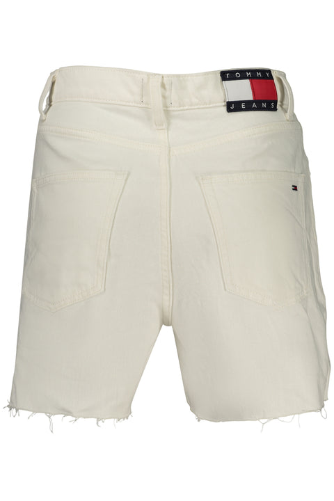 Tommy Hilfiger Jeans Short Donna Bianco