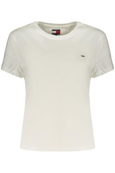 Tommy Hilfiger T-Shirt Maniche Corte Donna Bianco